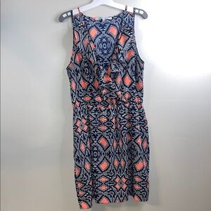 EUC Collective Concepts Blue Orange Mini Dress Sleeveless Size XLP #206